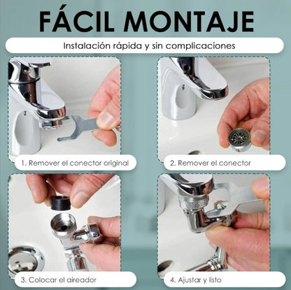 Accesorio Para Canilla Anti Splash Aqua 360 © Cocina