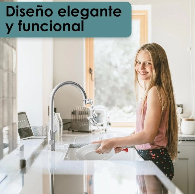 Accesorio Para Canilla Anti Splash Aqua 360 © Cocina